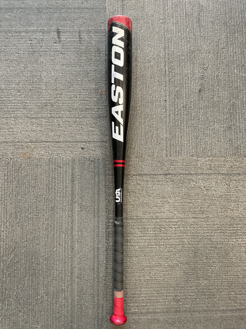 Vist Large View of Product Image Which is Used Easton ALPHA ALX BB/SB USA 2 5/8 Bat Black And Wine Red 31"