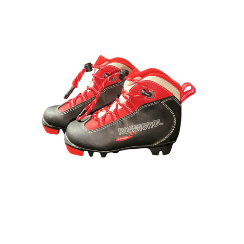 Vist Large View of Product Image Which is Used Rossignol Boys NNN XC Ski Boots Black YT-10