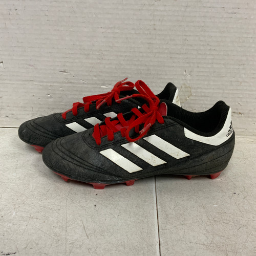 Vist Large View of Product Image Which is Used Adidas Soccer Cleats Black Junior 04