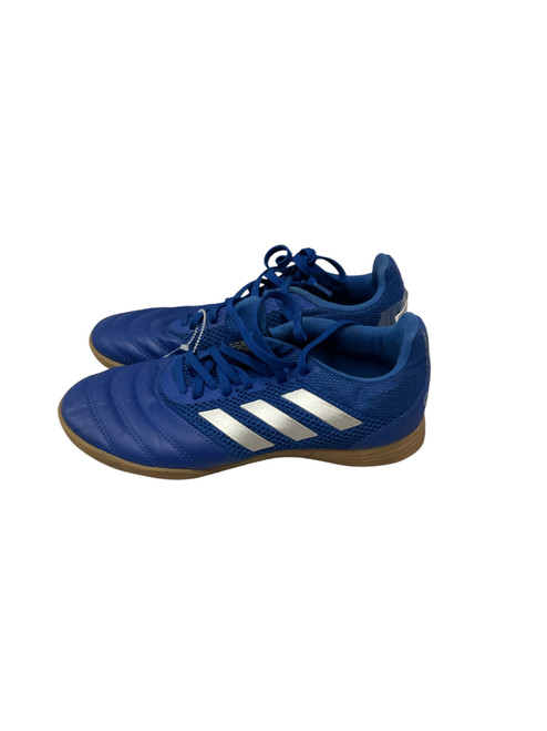 Vist Large View of Product Image Which is Used Adidas COPA SZ 4.5 Soccer Indoor Shoes Royal Blue Junior 04.5