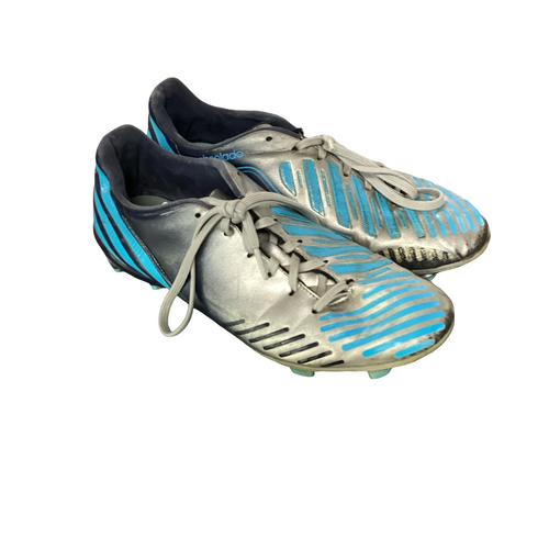 Vist Large View of Product Image Which is Used Adidas PREDATOR ABSOLADO Soccer Cleats Grey Senior 8