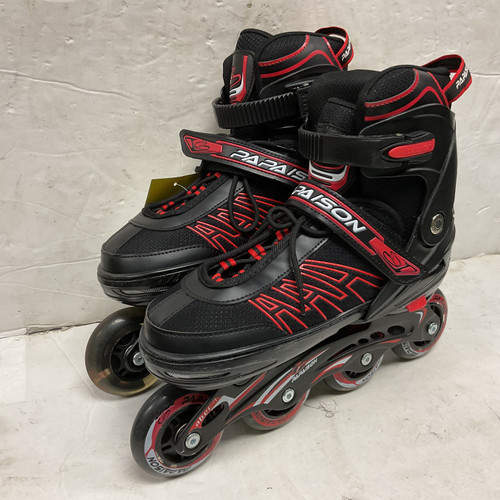 Vist Large View of Product Image Which is Used PAPAISON 7-10 Senior Rec Fitness Skates Black Adjustable