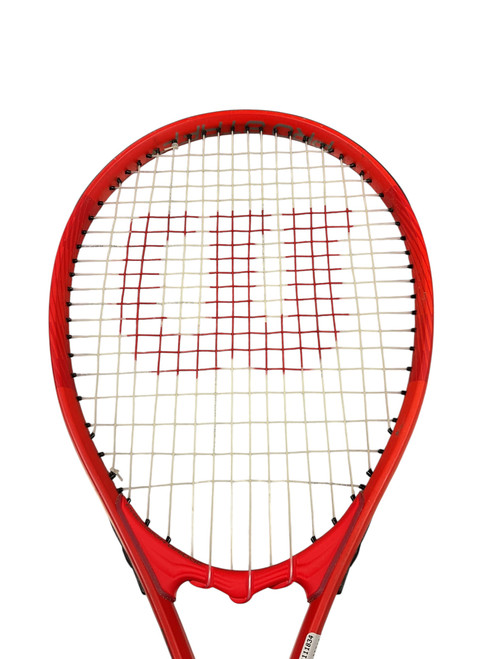 Vist Large View of Product Image Which is Used Wilson PRO STAFF 110 Adult Tennis Racquet Orange Unknown