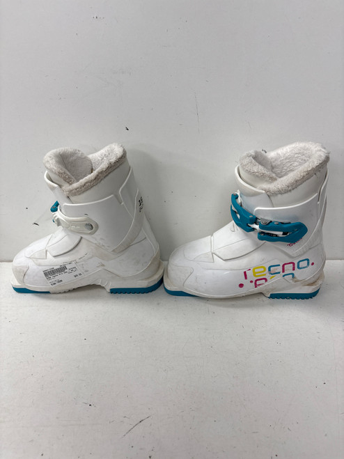 Vist Large View of Product Image Which is Used Tecno Pro G40.1 Girls DH Ski Boot White 195 MP - Y13