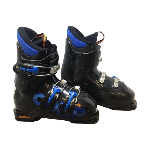 Vist Large View of Product Image Which is Used Rossignol COMP J3 Boys DH Ski Boot Black 205 MP - J01