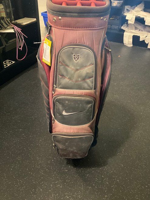 Vist Large View of Product Image Which is Used Nike VINTAGE PERFORMANCE CB Mens Cart Bag Maroon