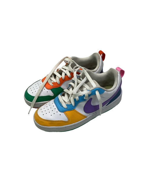 Vist Large View of Product Image Which is Used Nike Basketball Shoes M Green And Gold Youth 06.0