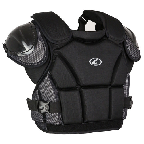 Vist Large View of Product Image Which is New Champro CP13 BK Senior XL Umpire Chest Protector - Grey and Black