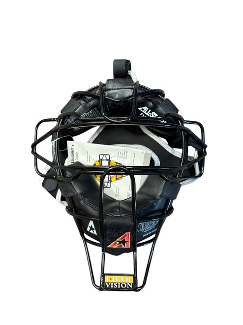 Vist Large View of Product Image Which is New All Star FM25LTX Senior Umpire Mask - Black