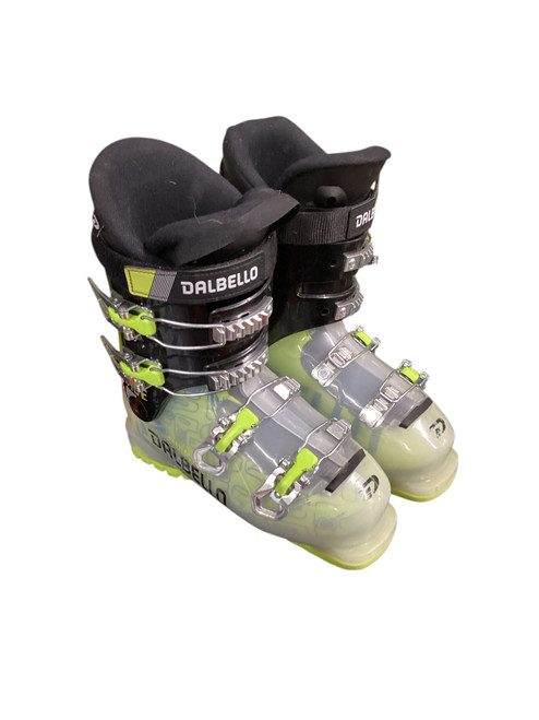 Vist Large View of Product Image Which is Used Dalbello MENACE Boys Downhill Ski Boot Green 235 MP - J05.5 - W06.5