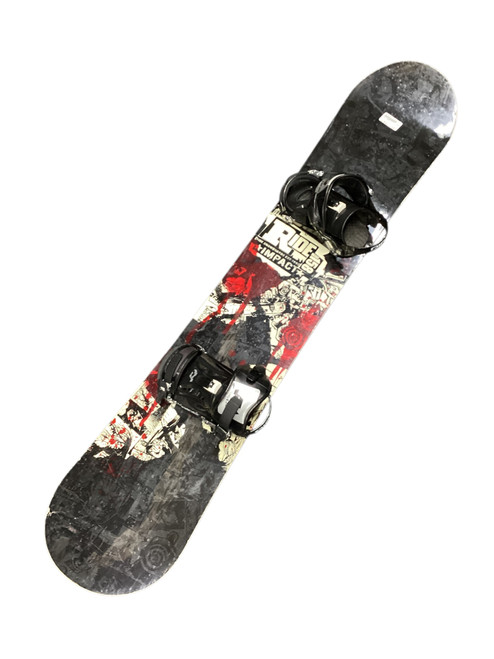 Vist Large View of Product Image Which is Used Ride IMPACT Mens Snowboard/Bindings Black 158 cm