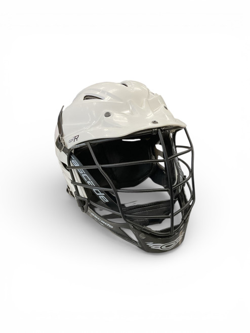 Vist Large View of Product Image Which is Used Cascade CPVR Lacrosse Helmet White M/L