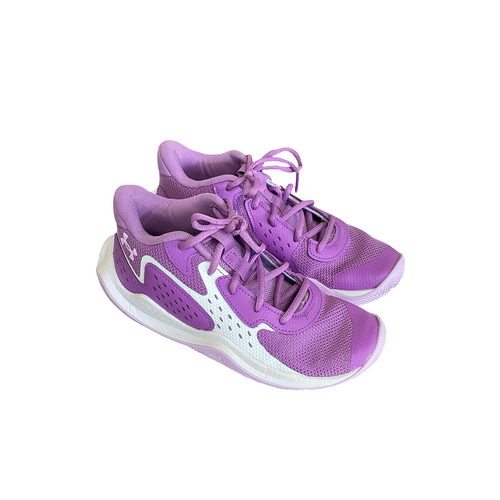Vist Large View of Product Image Which is Used Under Armour JET 23 Basketball Shoes Y Purple Senior 6