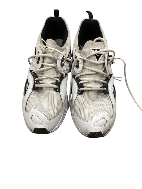 Vist Large View of Product Image Which is Used Puma Basketball Shoes M White Senior 13