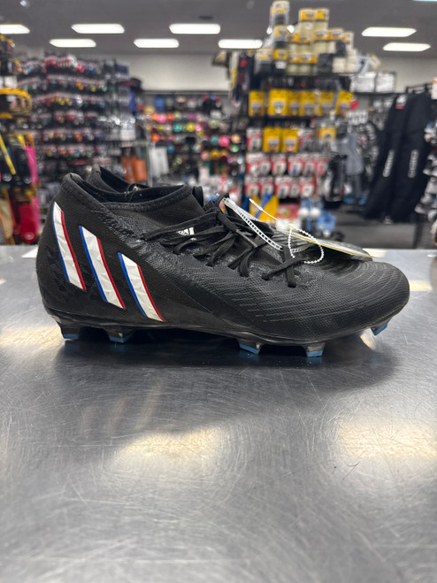 Vist Large View of Product Image Which is Used Adidas Soccer Cleats Black Senior 11