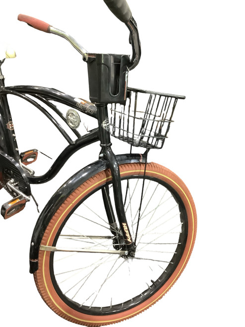 Vist Large View of Product Image Which is Used Huffy NEL LUSSO CRUISER BIKE 26IN Cruiser Bike Mens Black 38-42cm - 15-16" - SM Frame