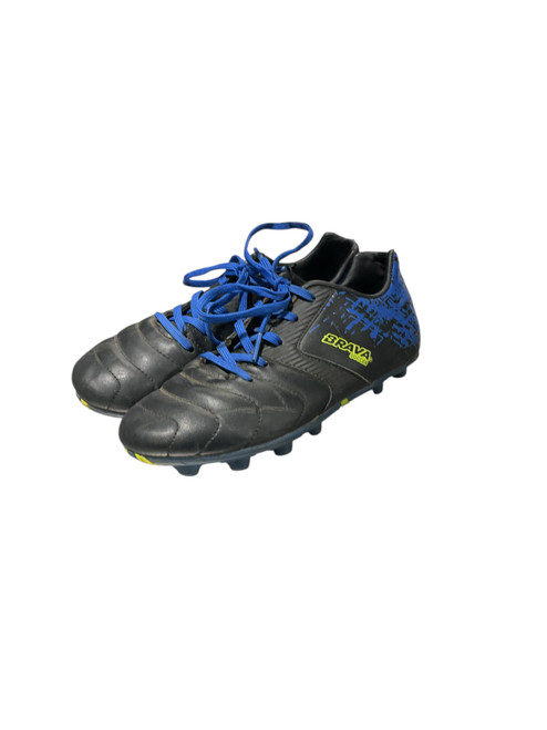 Vist Large View of Product Image Which is Used Brava Soccer Cleats Royal Blue Junior 03.5