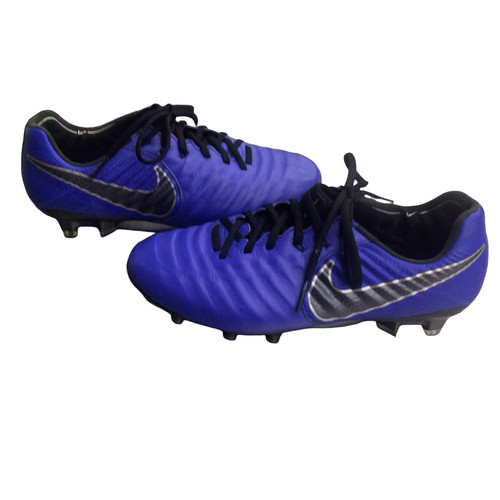 Vist Large View of Product Image Which is Used Nike Jr FB Cleats Royal Blue Junior 04.5