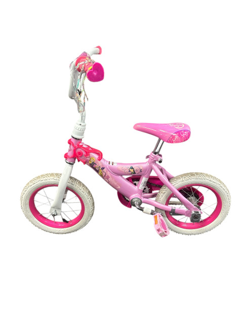 Vist Large View of Product Image Which is Used Huffy DISNEY PRINCESS BIKE Training Wheel Bike Girls Pink 12"