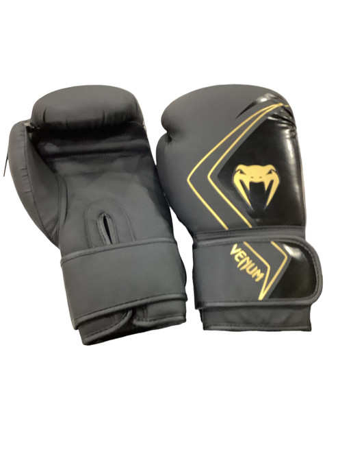 Vist Large View of Product Image Which is Used Venum Boxing Gloves Black MD