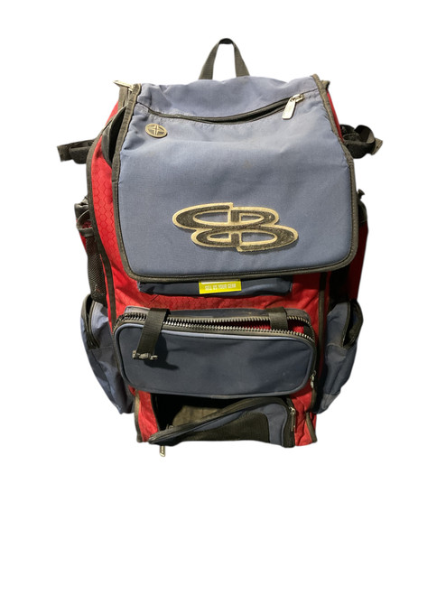 Vist Large View of Product Image Which is Used BoomBah ROYAL BLUE/ RED BB/SB Player Wheeled Bag Red