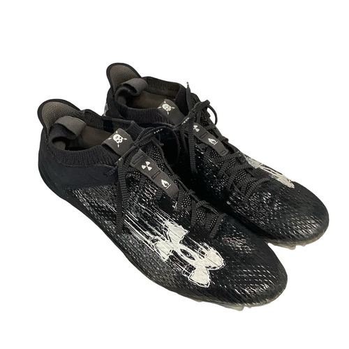 Vist Large View of Product Image Which is Used Under Armour SMOKE 2.0 MC Adult FB Cleats Black Senior 14