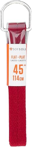 Vist Large View of Product Image Which is New 45" FLAT RED SHOELACES
