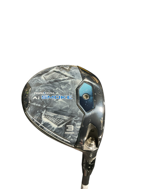 Vist Large View of Product Image Which is Used Callaway AI SMOKE PARADYM 3 Mens Fairway Wood RH 3 Wood