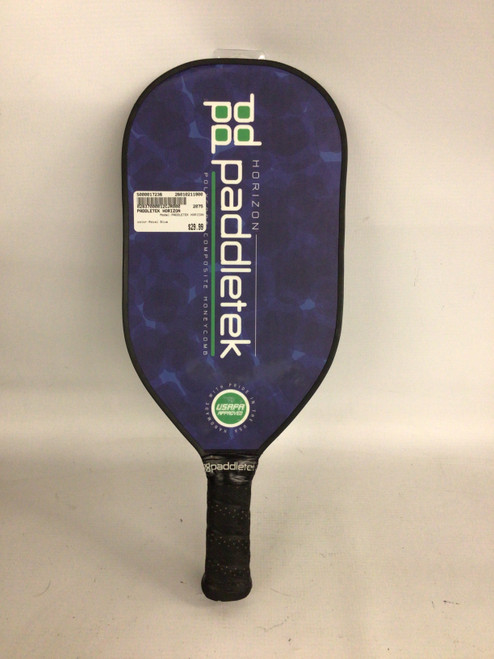 Vist Large View of Product Image Which is Used PADDLETEK HORIZON Pickleball Racquet Royal Blue