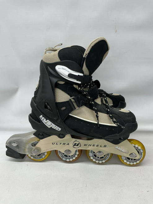 Vist Large View of Product Image Which is Used Ultra Wheels WOMENS HYBRID Senior Rec Fitness Skates Black Senior 9