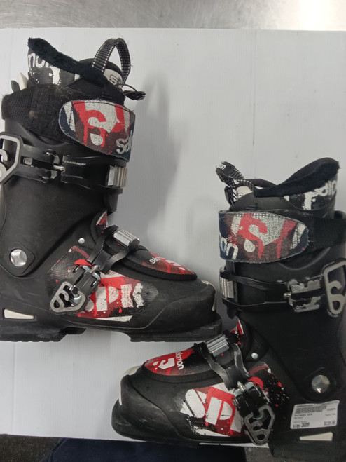 Vist Large View of Product Image Which is Used Salomon SPK Mens DH Ski Boot Black 260 MP - M08 - W09
