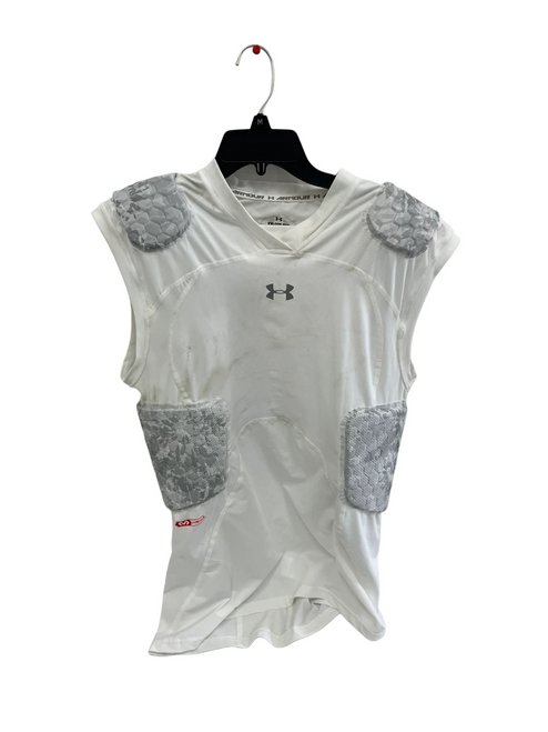 Vist Large View of Product Image Which is Used Under Armour Adult XXL FB Padded Rib Guard Shirt