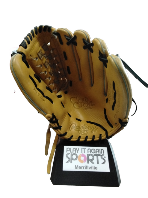 Vist Large View of Product Image Which is Used Rawlings GGP502-11C BB/SB Glove RH Throw Tan 12 1/2"