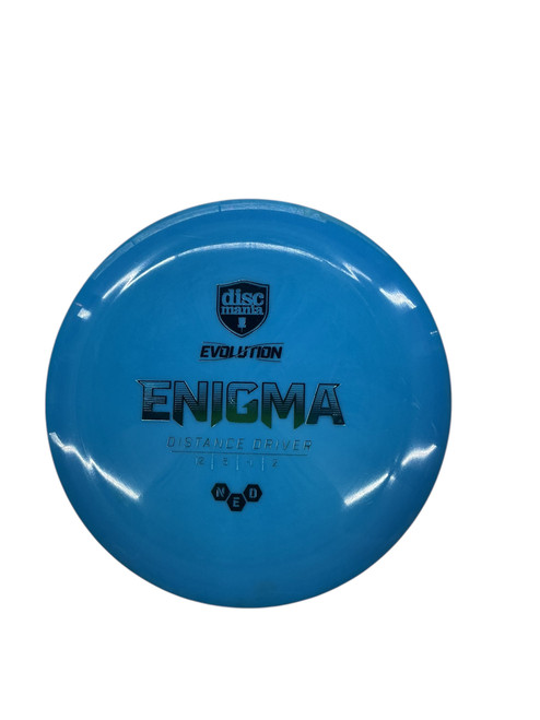 Vist Large View of Product Image Which is Used Discmania EVOLUTION ENIGMA Disc Golf Driver Royal Blue 173g