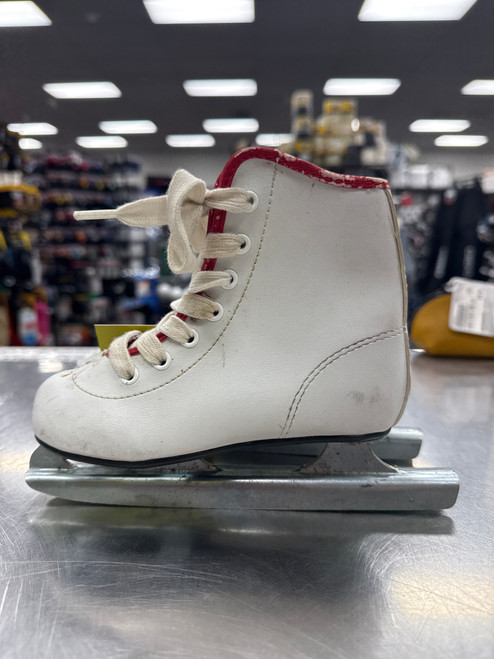 Vist Large View of Product Image Which is Used DOUBLE BLADE SKATE Double Runner Skate White Youth 09.0