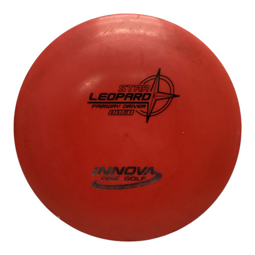 Vist Large View of Product Image Which is Innova STAR LEOPARD Disc Golf Driver Red