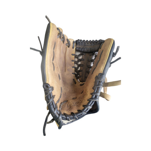 Vist Large View of Product Image Which is Used Rawlings GG ELITE SERIES BB/SB Glove LH Throw Tan And Black 11 1/2"