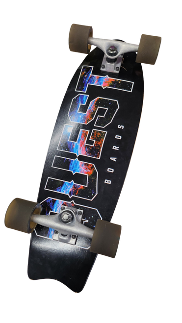 Vist Large View of Product Image Which is Used Quest QUEST BOARD Complete Skateboard Black Regular