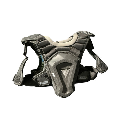 Vist Large View of Product Image Which is Used True CADET Lacrosse Shoulder Pads Black SM