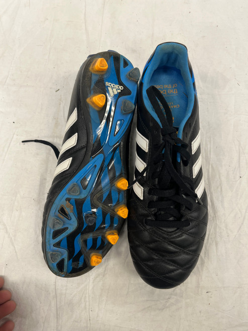 Vist Large View of Product Image Which is Used Adidas Soccer Cleats Black Senior 7.5