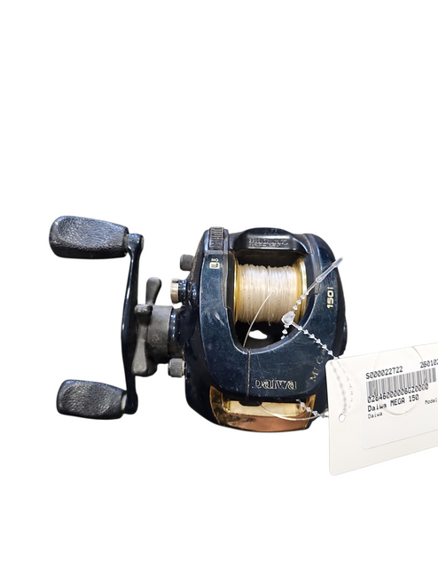 Vist Large View of Product Image Which is Used Daiwa MEGA 150 Fishing Reel Only