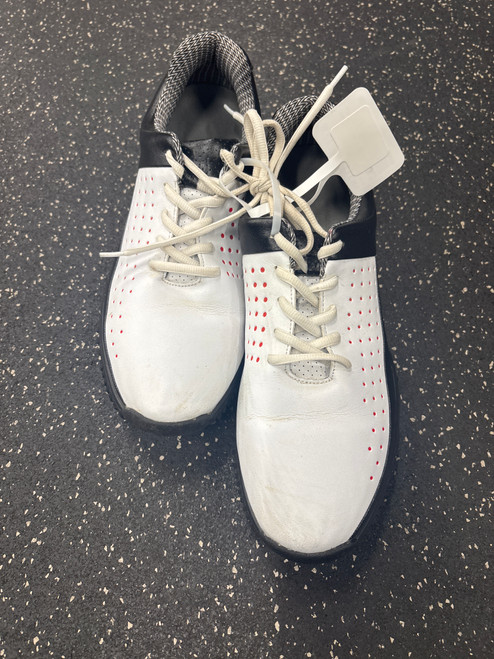 Vist Large View of Product Image Which is Used Pinemeadow Mens Golf Shoes White Senior 9.5