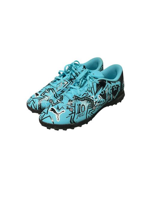 Vist Large View of Product Image Which is Used Puma Soccer Indoor Shoes Royal Blue Senior 5.5