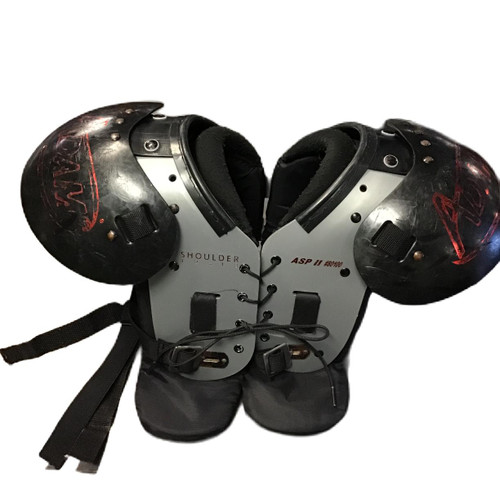 Vist Large View of Product Image Which is Used Adams ASP II 80100 FB Shoulder Pads Grey XS