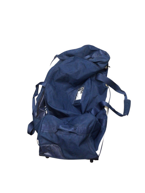 Vist Large View of Product Image Which is Used CCM Jr Hockey Wheeled Goalie Navy Blue