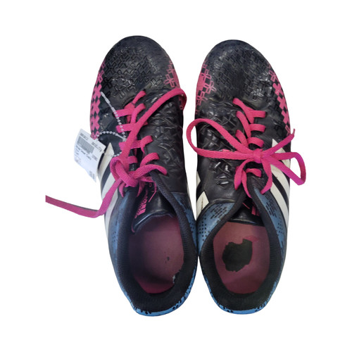 Vist Large View of Product Image Which is Used Adidas Soccer Cleats Black Senior 7