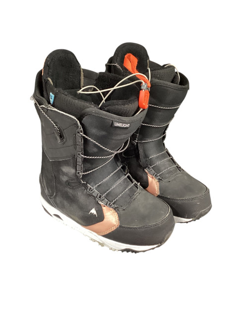 Vist Large View of Product Image Which is Used Burton IMPRINT 2 Womens Snowboard Boots Black Senior 6.5