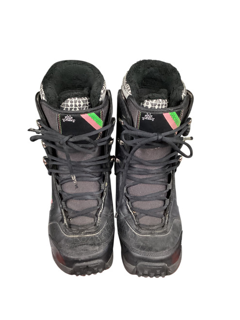 Vist Large View of Product Image Which is Used K2 SECRET Womens Snowboard Boots Black Senior 8