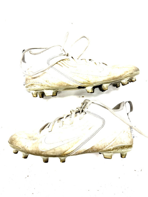 Vist Large View of Product Image Which is Used Nike LAX Cleats Mens White Senior 7