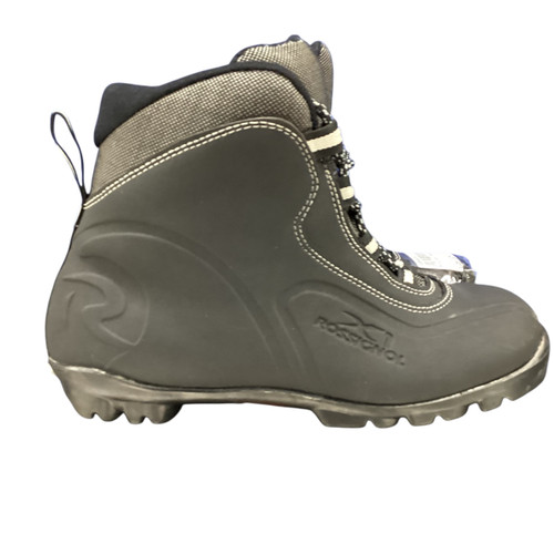 Vist Large View of Product Image Which is Used Rossignol Boys NNN XC Ski Boots Black W 06.5-07 / JR 4.5-05